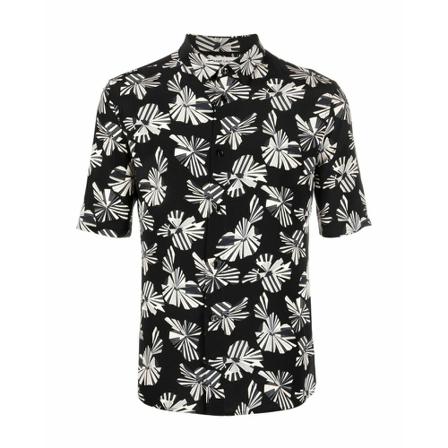 Saint Laurent, Short Sleeve Shirts Czarny, Mężczyzna, Rozmiar: M