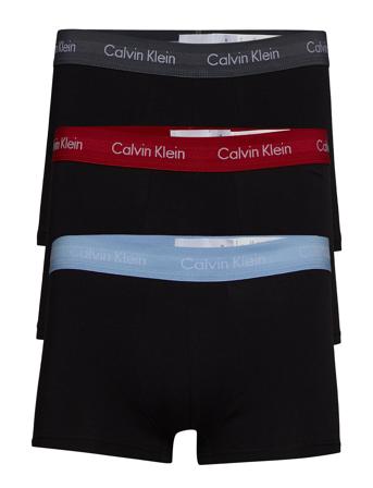 3P Low Rise Trunk Boxershorts Sort Calvin Klein