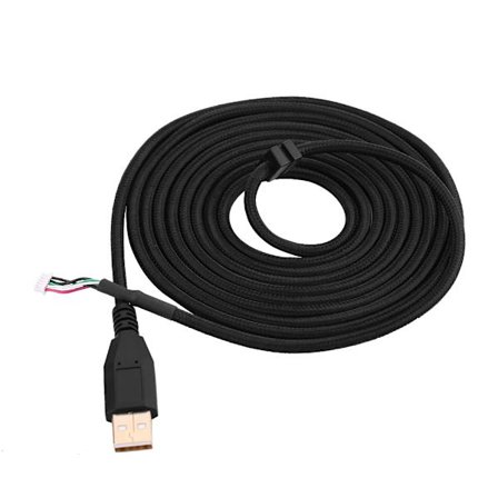 2,5 m/8 fot flettet tastaturkabel ledning erstatning for Razer BlackWidow X Edition tastatur