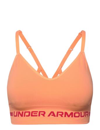 Ua Seamless Low Long Bra Lingerie Bras & Tops Sports Bras - ALL Oransje Under Armour*Betinget Tilbud