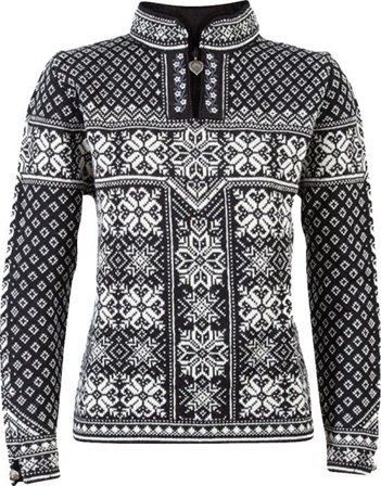 Dale of Norway W's Peace Fem Sweater Black/Off White