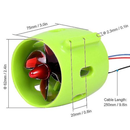 1000kv Vattentät Borstlös Motor Medurs Med 4-bladiga Propellrar 12-24v Vattentät Elektrisk Motor Drivmotor För Rc Betebåt Nestfartyg