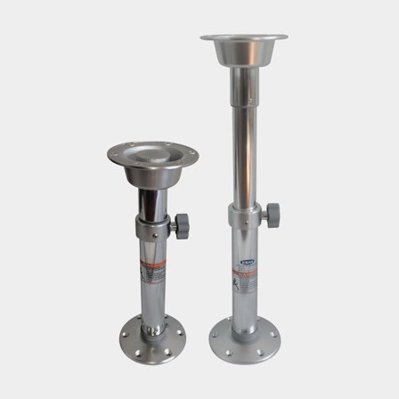 Pöytäjalusta veneeseen ESM BSR5070, 360°, säädettävä 50–70 cm, Ø6/5 cm, Ø17,8 cm