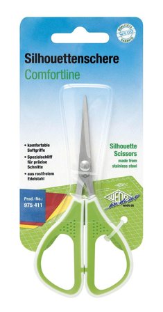 WEDO Schere Silhouetten h.grün