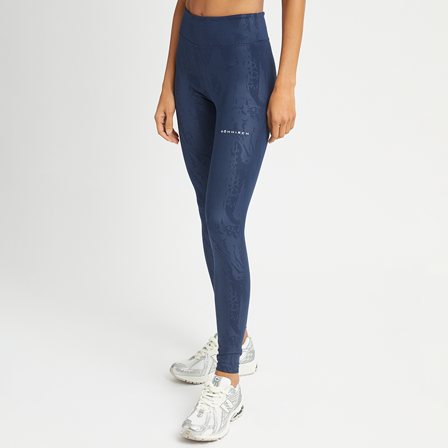 Röhnisch Untamed Emboss Tights Tummansininen