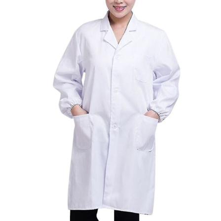 Vit Labbrock Doktor Sjukhus Forskarskola Fynddräkt för Studenter 3XL 3XL