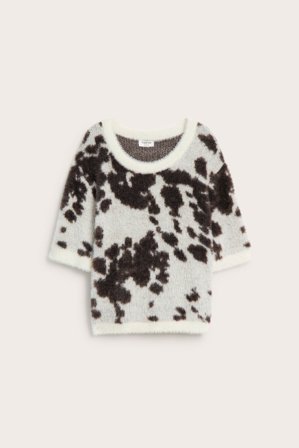 Kappahl | T-shirt z dzianiny | Offwhite