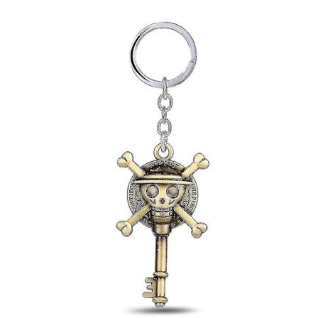One Piece Luffy Keychain Metal Key Rings Pendant Toy