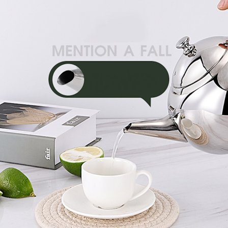 SAYTAY Ruostumattomasta teräksestä valmistettu helmipannu, 1,5 litran teekannu, kahvipannu, kahvi- ja teesuodatin, infuusori, kotikäyttöön ST-001