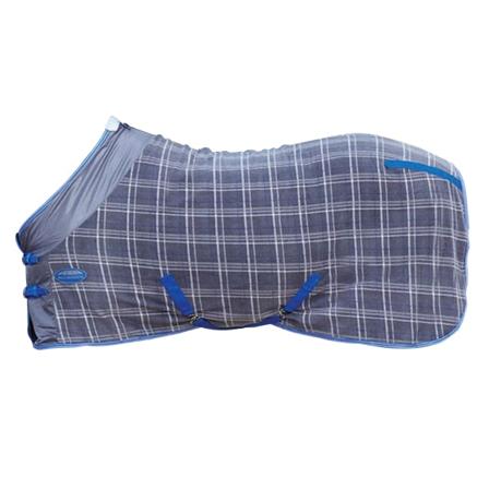 Weatherbeeta Standard Neck Fleece Cooler Matta 6 Fot 6 Grå Pläd