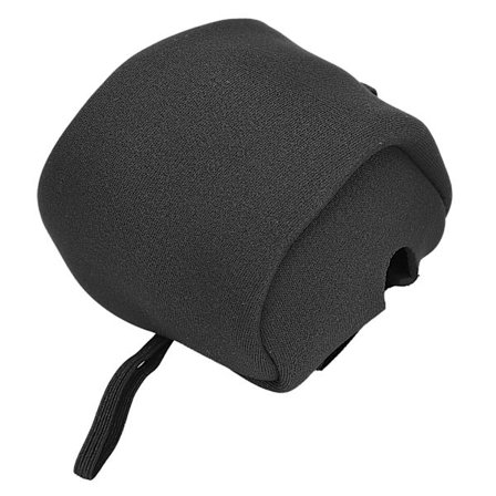 Polyester Baitcasting Reel Cover Beskyttende Etui Antikollisjon Fiske Reel Oppbevaringspose (Svart)