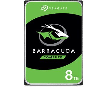 Seagate Barracuda 8TB 256MB Cache - 3,5-tums hårddisk på 8 TB med 256 MB cache