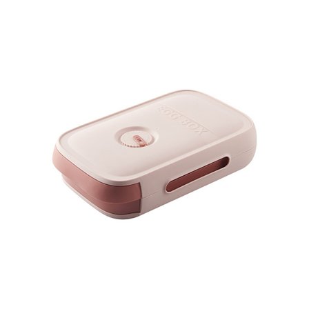 (Rosa) Äggkartong med lock - Äggkartong med lock kan staplas, ZQKLA