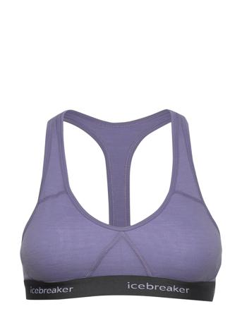 Wmns Sprite Racerback Bra Lingerie Bras & Tops Sports Bras - ALL Lilla Icebreaker