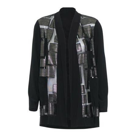 Joseph Ribkoff, 204417 196 Cardigan Zwart, Dames, Maat:M