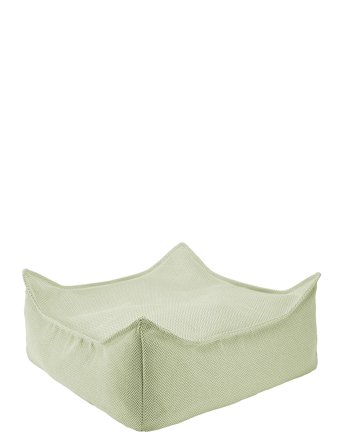 Wigiwama Terra Outdoor Square Ottoman - Green - 60X 60X 20CM