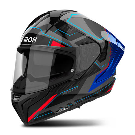 Casco Integral Airoh Matryx Rocket Mate Azul/Rojo M