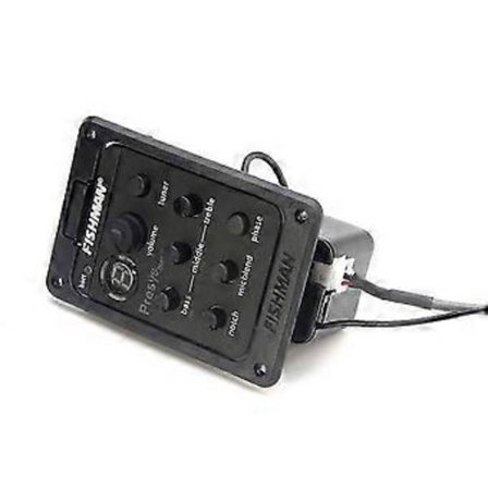 Fishman Presys 301 Mikrofon Hybrid Dual Mode Förförstärkare Equalizer Stämapparat Piezo Pickup Metronom