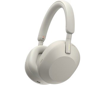 Sony-WH-1000XM5 - Silver-Støyreduserende hodetelefoner med eksepsjonell lydkvalitet-Head & earphones-Over-ear-hodetelefoner