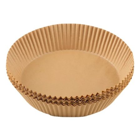 100-PACK Air Fryer Papper Bruna Engångspapper till fritös