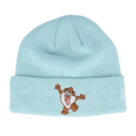 New Era - Kids Toddler Looney Tunes Knit Taz Sky Cuff Cuff Blue Beanie - @ Hatstore