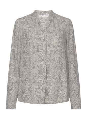 Pzgene Ls Blouse Grey Pulz Jeans