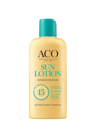ACO Sun Lotion SPF 15 200 ml, Skincare, Solpleje, Solcreme