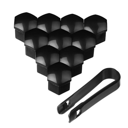 Hot 2025 20 stk 17 mm Hjulkapselmuttere Beskyttende Bolt Caps Beskyttende