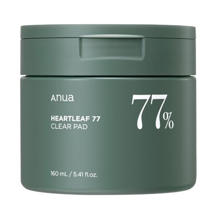 ANUA Viso HEARTLEAF 77% Clear Pad 160ml - Maschera Illuminante