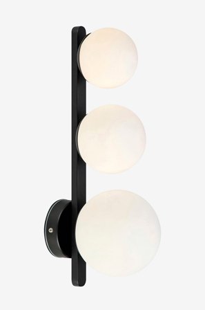 Markslöjd - Vägglampa PURO 3L IP44 - Svart - Vägglampor - Från Homeroom