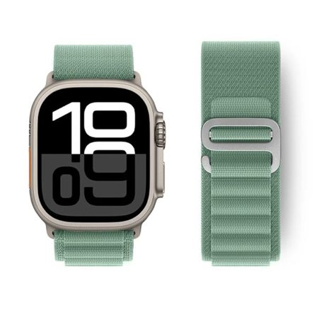 Alpine Loop-rem for Apple Watch Ultra 49mm 45mm 41mm Lys Grønn[JUN]