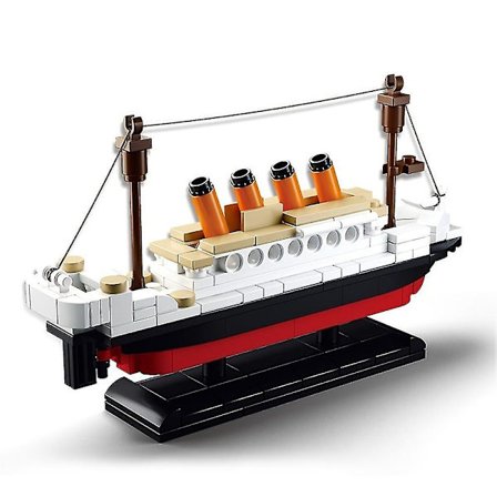 Titanic Micro Mini -rakennuspalikkasarja, Titanic-lelulaiva pienoismallirakennuspalikat, 3D-palapelisarjat DIY-opetuslelut lahja aikuisille ja 