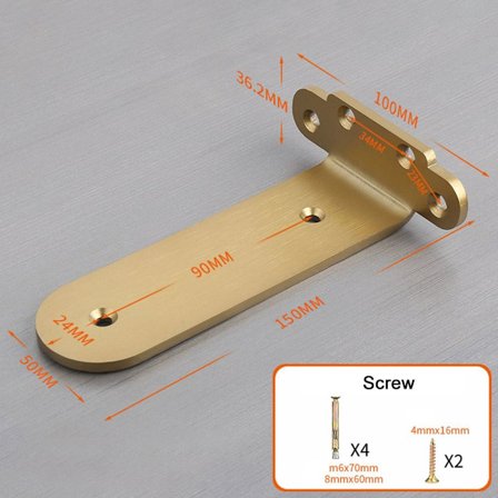 Høyre vinkelbrakett Skrivebordshylle STYLE 7 STYLE 7