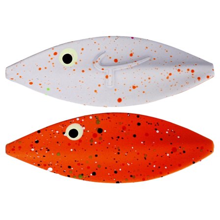 Westin Twister 5,1cm, 7,5g - Orange/White (Glow) Splat