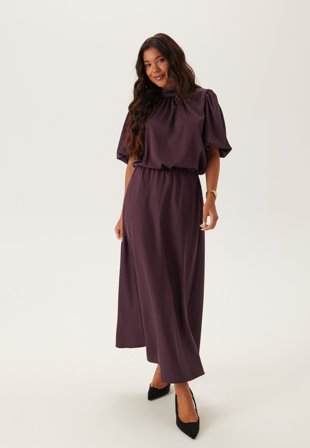 BUBBLEROOM - Satin Midaxi Skirt - L