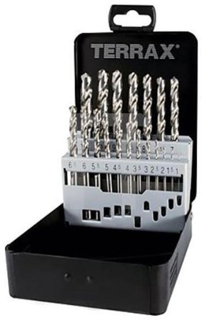 Ruko A214214 Borrsats slipad, 19 delar, Maskintillbehör & förbrukning