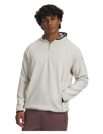 Under Armour Ua Halo Cw 1/2 Zip - Cream - M