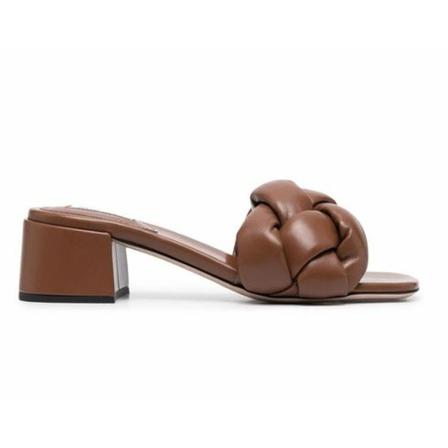 Miu Miu, High Heel Sandals Brązowy, Kobieta, Rozmiar: 37 EU