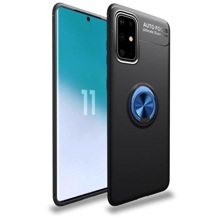 Samsung Galaxy S20 Plus - Ring Skal - Svart/blå Svart/blå