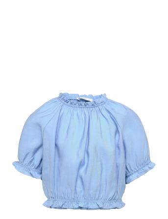 Fornells Bluse Tunika Blå Mango