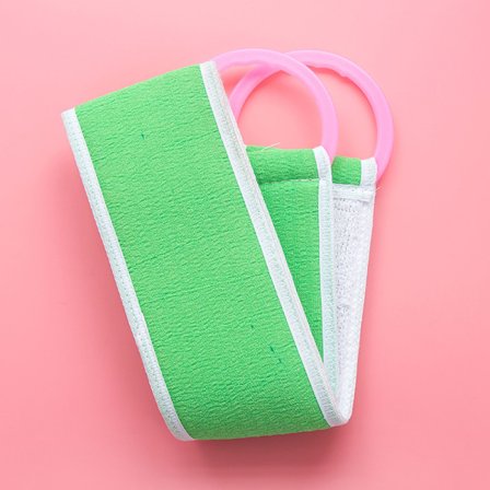 Badbälte Skrubber Badborste Gnugga Bad Kroppsmassage Exfoliering, ZQKLA