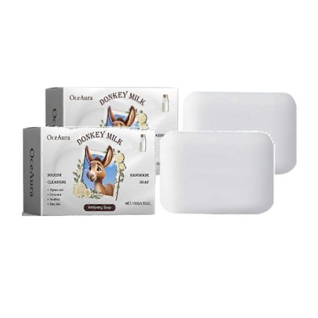 1-3 stk. Eselmelk Blekesåpe Eselmelksåpe Naturlig Fuktighetsgivende Huden Forebygger Rynker Ungdommelig Og Vakker