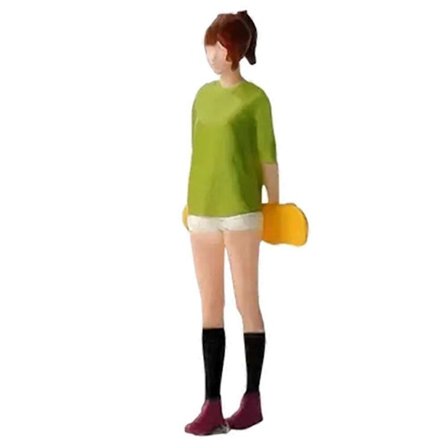 Skeittaava tyttö figuuri miniatyyri maisema ihmiset nukke miniatyyri nukke patsas mikro-maisema sisustus