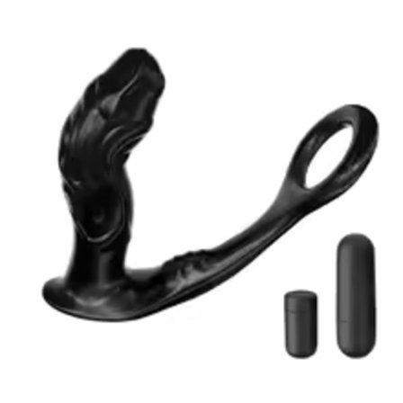Anal Dildo Vibrator för män, prostatamassage, fördröjd utlösning, penisring, analplugg med kula, sexleksaker för män, gay, Mastjaune