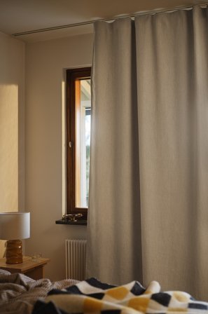 Jotex - Mørkleggingsgardin Lin 1-lengde Linbeige - AURORA - Kjøp Lingardiner hos Jotex