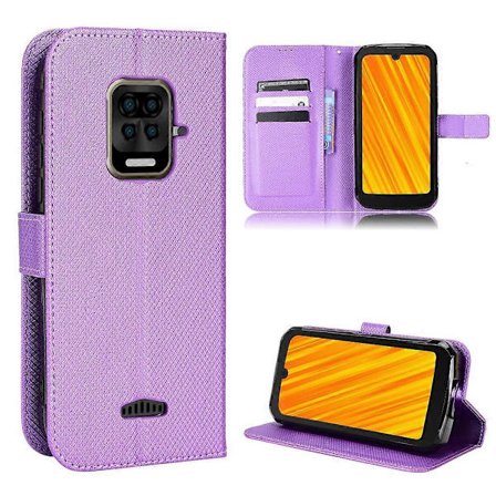 Kompatibel med Doogee S59 / S59 Pro Diamanttekstur Læder Telefon Cover