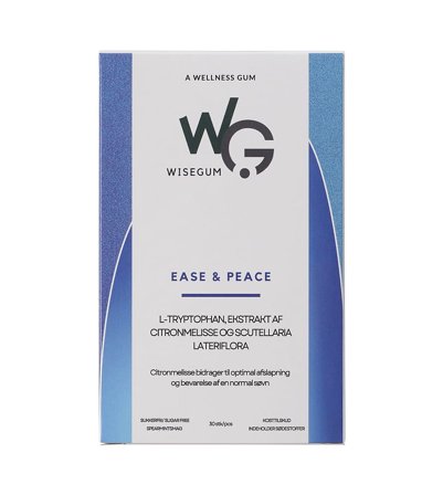 WiseGum Ease & Peace 30 stk, Helse & Madvarer, Ingredienser, Urter