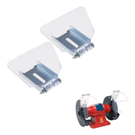 Bænksliber Visir Kompatibel med 125/150 Type Bænkslibere Tilbehørsmaskine Værktøjsskærm Rustfri Rustfrit Stål Hus