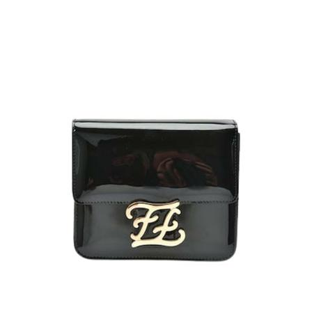 Fendi Vintage pre-owned Leather Shoulder Tas , Zwart , Heren , Maat: ONE Size Vintage Tassen