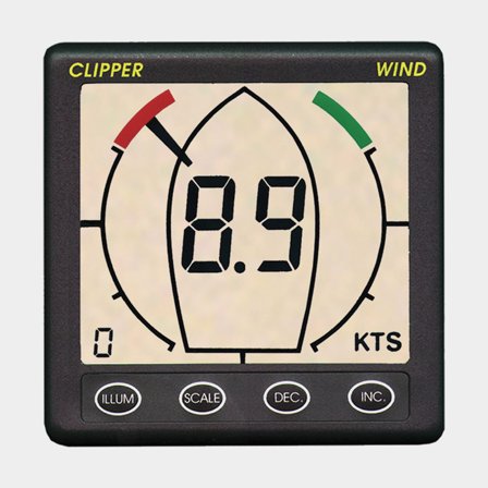 Repeater display for wind instrument NASA Marine Instruments Repeater Clipper Wind